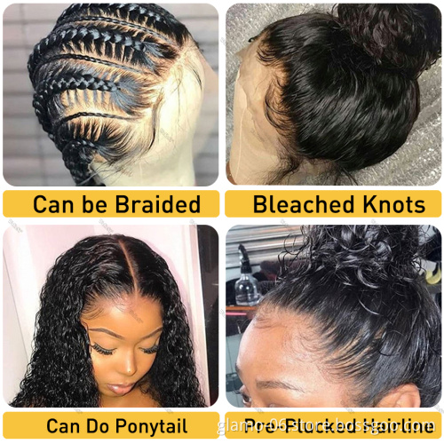 100% Human Hair 360 Full Lace Wigs For Women, Peruvian 360 Lace Front Wigs,360 Transparent Lace Frontal Wig With Baby Hair